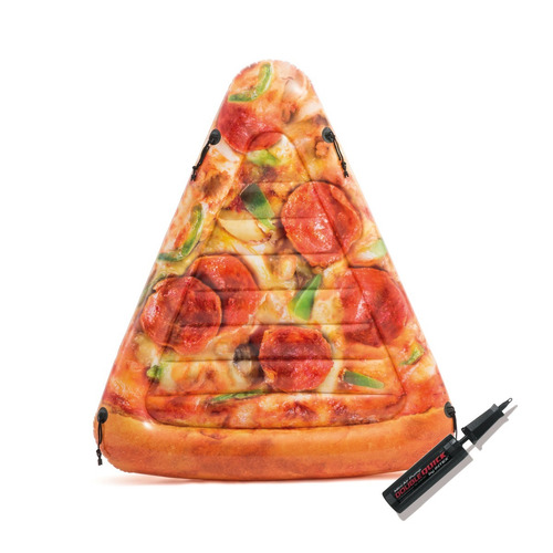 Colchoneta Inflable Pileta Intex Pizza + Inflador