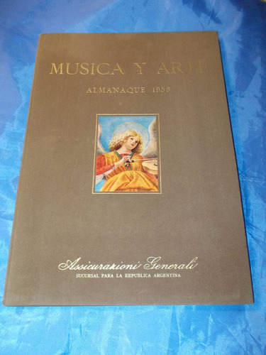 Almanaque Musica Y Arte - Seguros Generales  - 1958