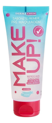 Kit 3 Sabonetes Demaquilantes Pré Make Up Dermachem 100ml