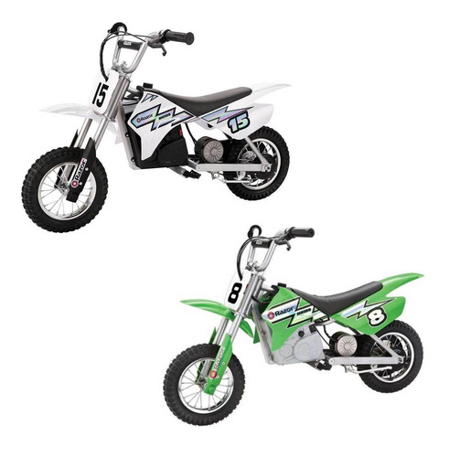 Set De 2 Motocicletas Eléctricas Razor Mx400 1 Blanco Y 1