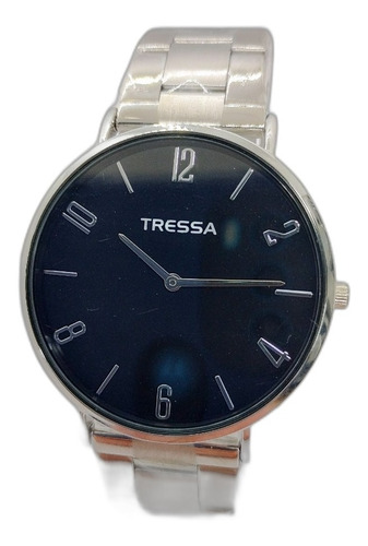 Reloj Tressa Tyler 40mm Fondo Negro Malla Acero Casio Centro