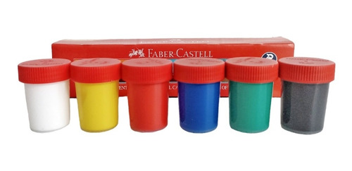 Temperas Faber Castell Colores Surtidos Pack X 6 