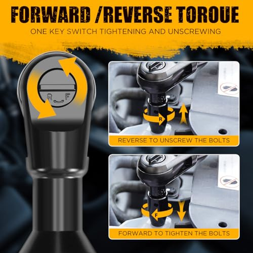 Set De Llave De Trinquete Neumática Fujiwara De 3/8 Pulgadas