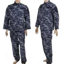Comprar Uniforme Pixelado Azul Americano Chaqueta Y Pantalón