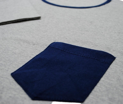 Imagem 4 de 8 de Pijama Manga Curta Com Bermuda Plus Size Azul Marinho Pjp10