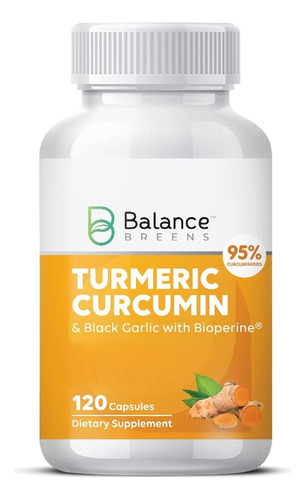 Curcumina De Cúrcuma (95% De Curcuminoides), Ajo Negro Con P
