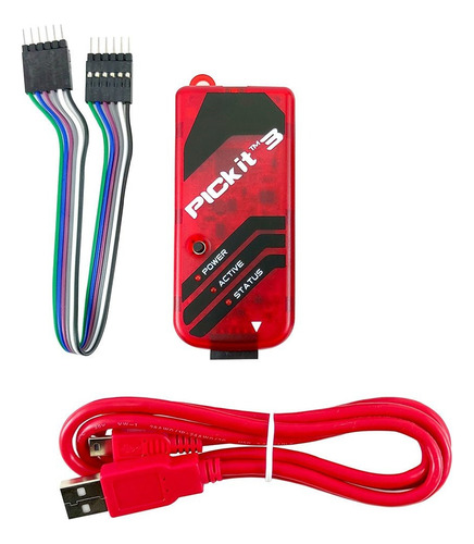 Tecneu Programador Pickit 3 Cable Usb Microcontroladores Dspic Pic Microchip