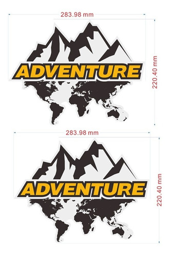 Adesivo Baú Bmw 850 1200 1250 Gs Adventure (2 Unidades)