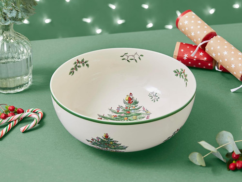 Spode Christmas Tree Serving Bowl | Tazón Para Servir De 9 P