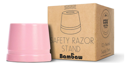 Bambaw Pink Safety Razor Stand  Razor Hol B0bvklypcx_220424