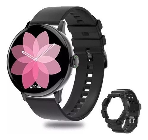 Smartwatch Reloj Inteligente Dt2+ Llamadas Doble Malla Negro