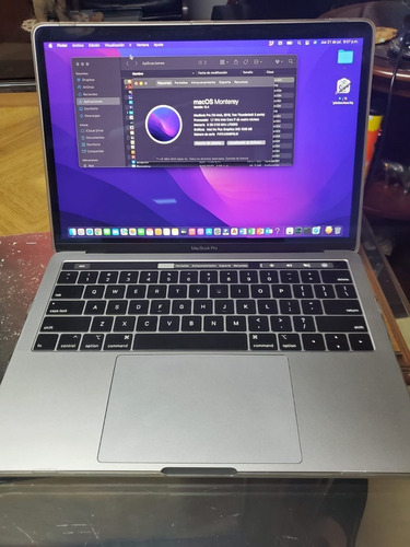 Macbook Pro A1989 (2019) 13 Retina Corei7 8gb 256gb Touchbar