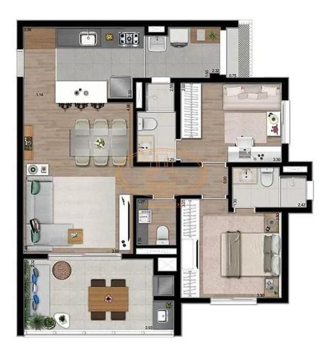 Apartamento Com 2 Dormitório(s) Localizado(a) No Bairro Vila Mariana Em São Paulo / São Paulo - 4120:908024