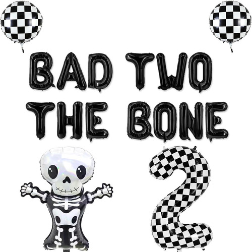 Bad Dos The Bone - Cartel De Globos Para Motocicleta, Auto D