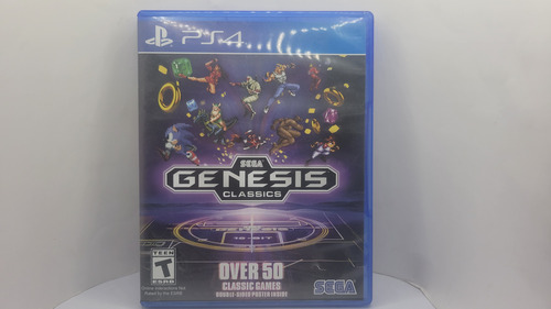 Sega Genesis Classics Playstation 4 Ps4 50 Juegos Con Poster (Usado)
