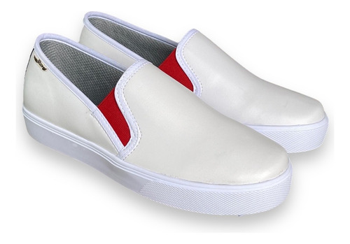 Mocasín Tom Blanco Cuerina Masculino