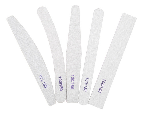 Lima Para Lijar Uñas, 5 Unidades, Doble Cara, Pulidora Artís