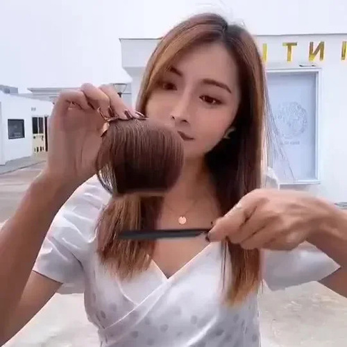 Almohadilla Para Peluca, 15 Cm, Marrón Oscuro, Invisible Des