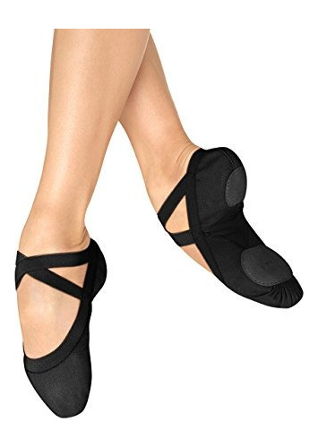 Bloch Dance Pro - Suela Elastica De Ballet Para Mujer Negro