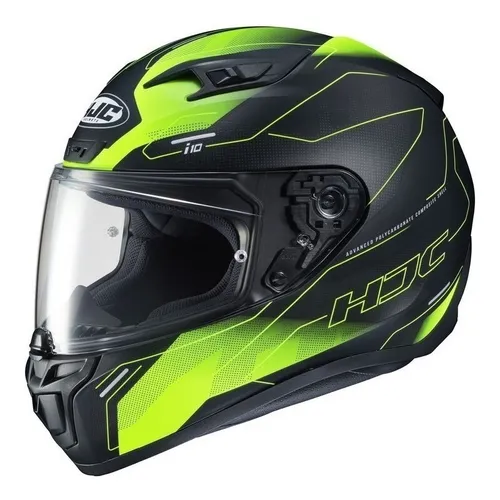 Casco integral verde hot sale
