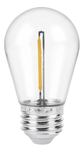 Lámpara Led S14 Con Filamento 1 W Luz Cálida, Caja, Volteck