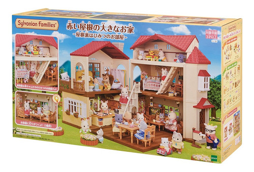 Sylvanian Families Casa Techo Rojo Con Luces Ternurines