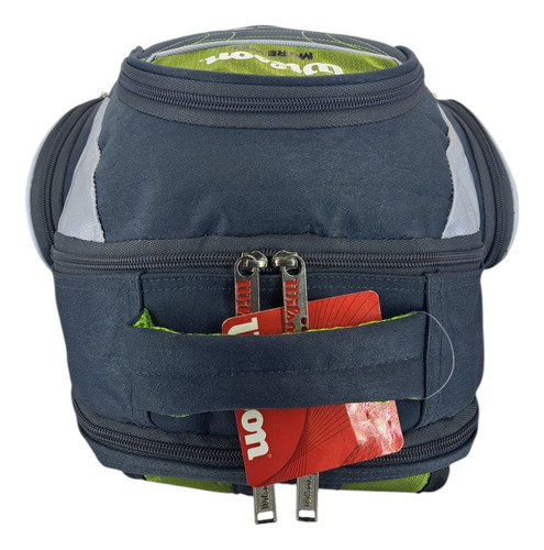 Mochila Escolar Wilson Casual Con 5 Compartimientos(if12794) Gris Liso