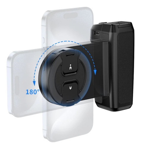 Suporte De Celular Com Grip Bluetooth Magnetico Ulanzi Ma35 Cor Preto