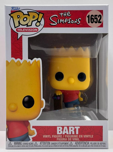 Boneco Funko Pop Os Simpsons Bart Simpson Com Skate #1652