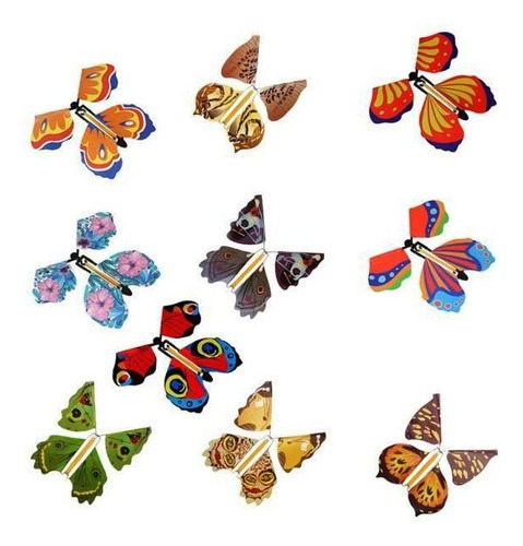 2x 10/set Juguetes Voladores Mariposas Mágicas Regalo Para