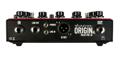 Imagem 7 de 8 de Pedal Pré-amp Para Baixo Ashdown Original Valve Pre-di