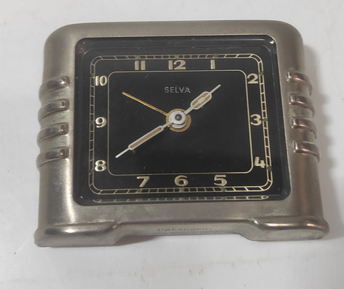 Antiguo Reloj Despertador Viajero Selva