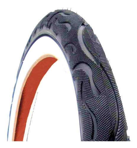 Cubierta Bicicleta Rodado 26 X 2.125 Banda Blanca Importada
