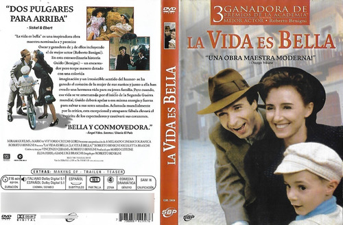 La Vida Es Bella Dvd Roberto Benigni Nicoletta Braschi