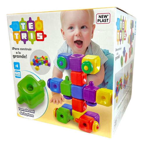Juego Bebe Bloques Tetris 50 Piezas New Plast
