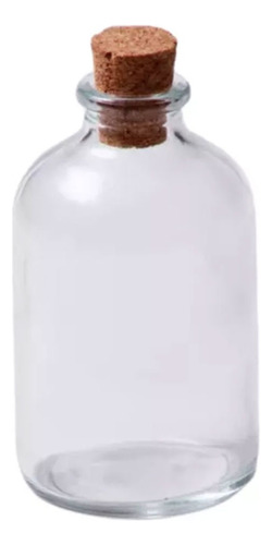 Envase Botella Vidrio Vial X 100 Ml X 10 Unidades C/corcho