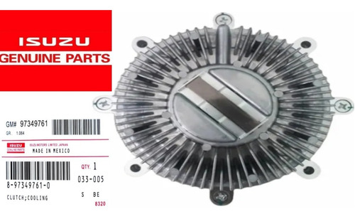 Fan Clutch Luv Dmax 3.5 Original Isuzu 