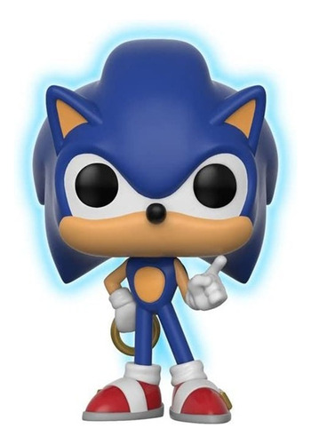 Figura Tipo Funko Pop Sonic The Hedgenog - Sonic Con Anillo