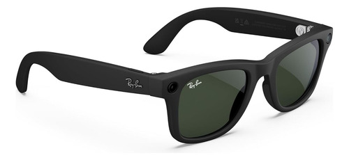 Óculos de transição Ray Ban Meta Matt preto/transparente para verde