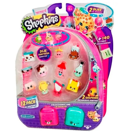 Shopkins Blister C/12 Figuras Y Mochilas 56145