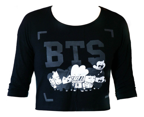 Remera Bts Bt21 Musica Coreana Pop Moda Anime Tela Suave