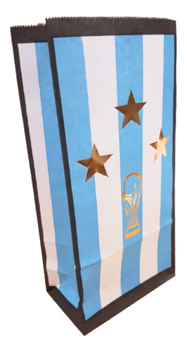 Bolsitas Argentina Messi Seleccion X 10 U Souvenir  11x24x7 