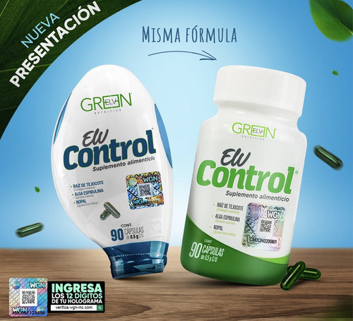 Suplemento Green Elv Raíz de Tejocote de 100g x 90 unidades Cápsula