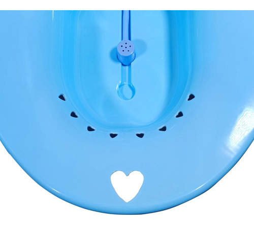 Bacia Para Banho De Assento Azul (bidê Portátil) Longevitech