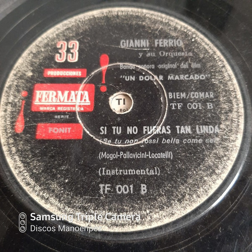 Simple Fred Bongusto G. Ferrio Un Dolar Marcado Fermata C19