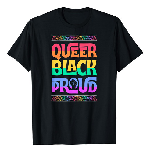 Queer Black Orgulloso Juneteenth Gay Pride Blm Fist Pride Mo