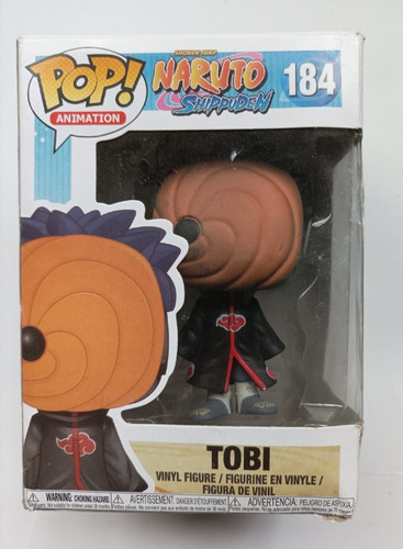 Naruto Shippuden Tobi Pop Animation C/fallas Pintura Y Caja