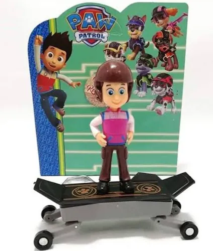 Paw Patrol Figura Ryder Patineta Patrulla Canina Juguete