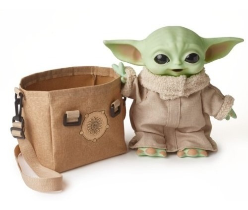 Muñeco Star Wars The Mandalorian Baby Yoda 28 Cm Con Sonidos