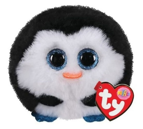 Ty Uk Ltd 42510 Waddles Penguin Puffies-reg, Multicolor